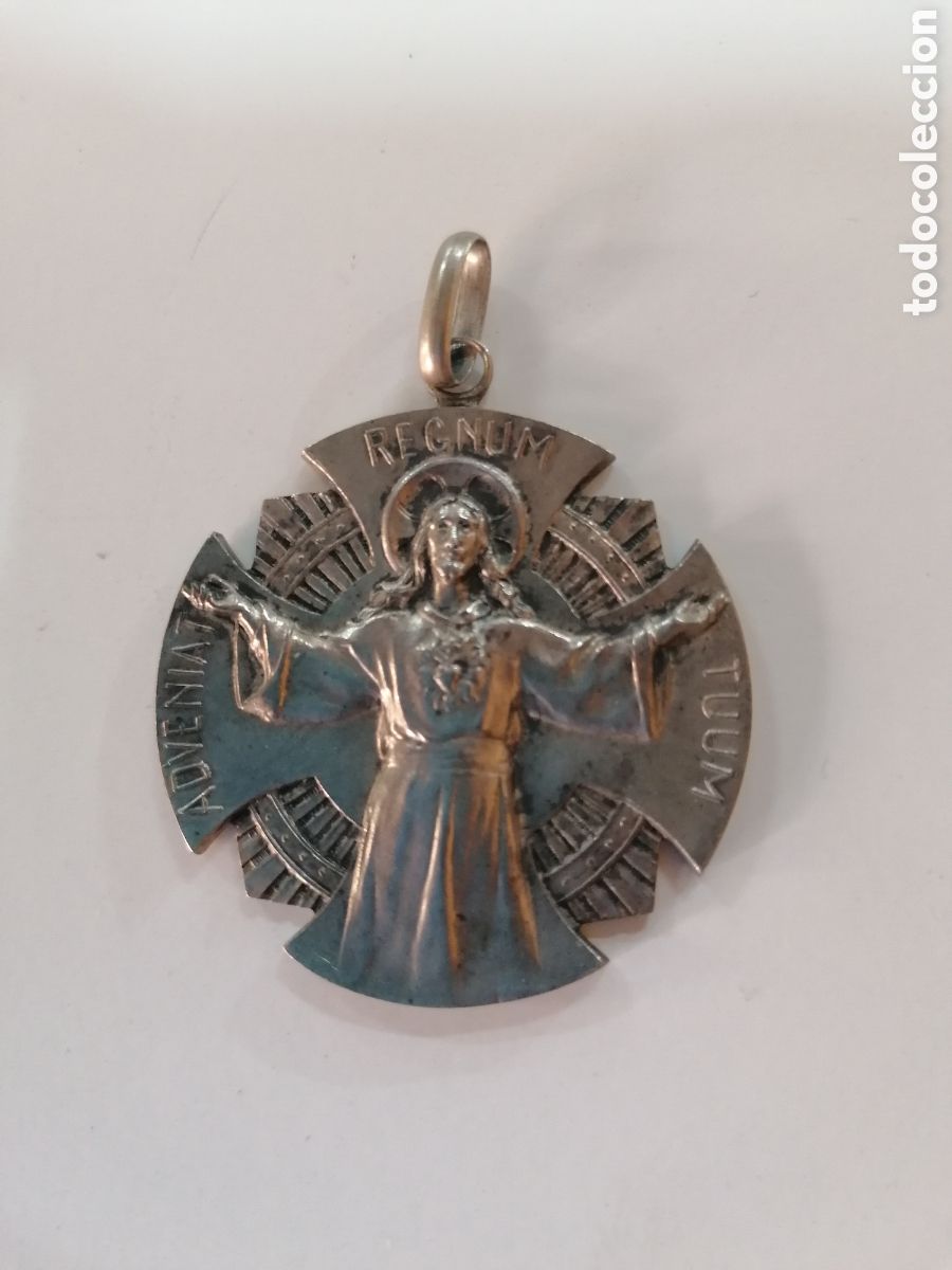 Joyeria: Antigua Medalla de plata Matar&oacute; ( casal de la obrera)