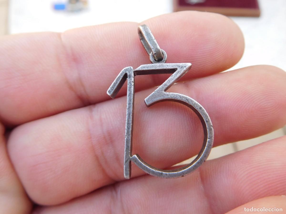 Joyeria: Colgante de plata con el n&uacute;mero 13 - Foto 4