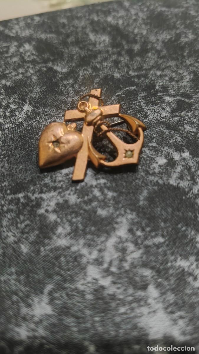 Joyeria: Broche plaqu&eacute; or 18k 1950