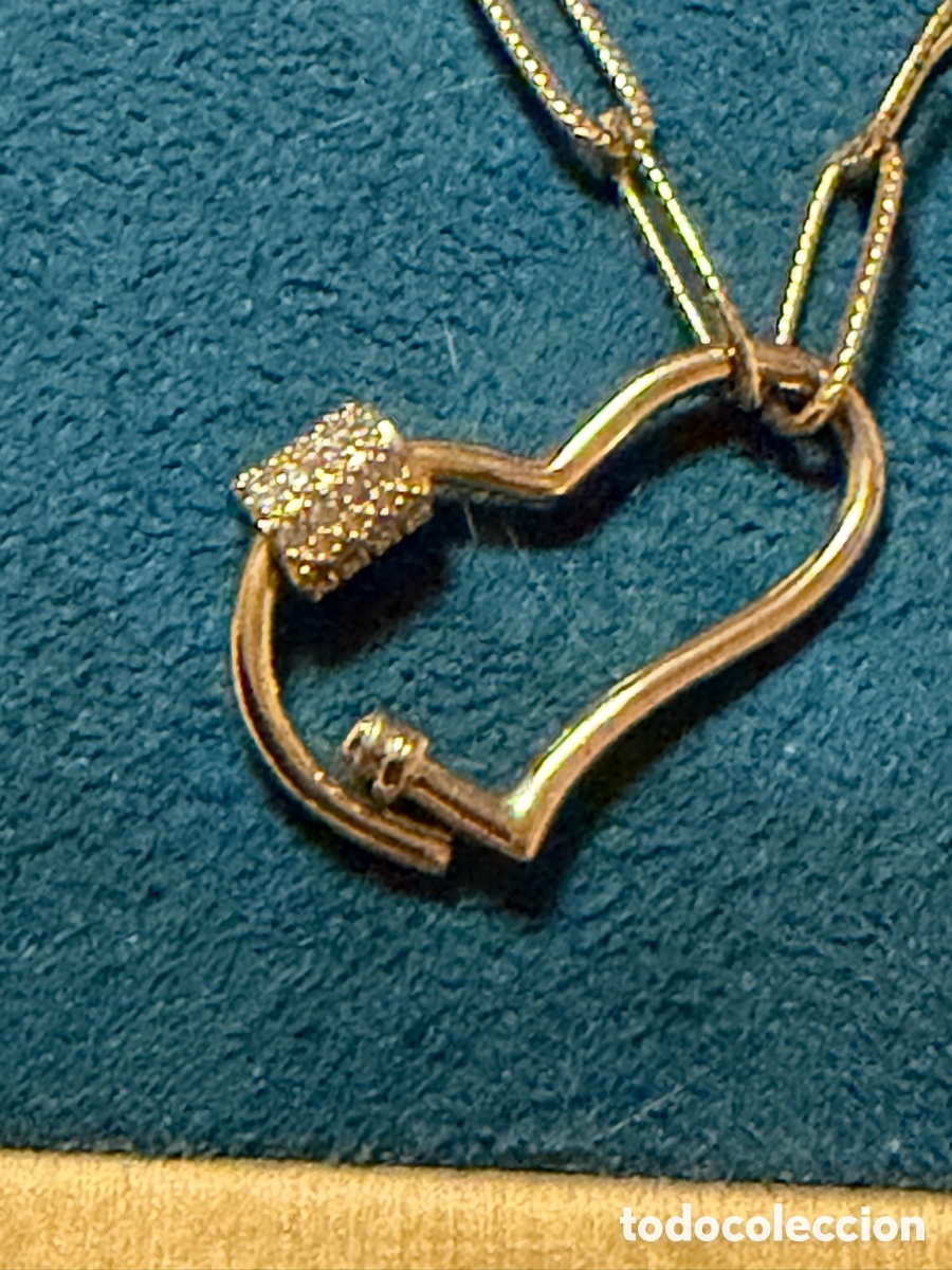 Joyeria: Cadena dorada coraz&oacute;n - Foto 2
