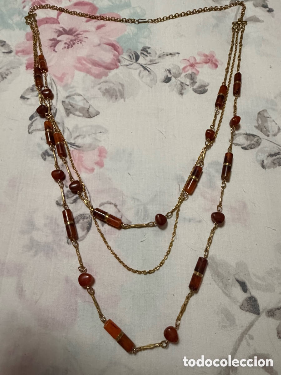 Joyeria: Collar tres vueltas dorado