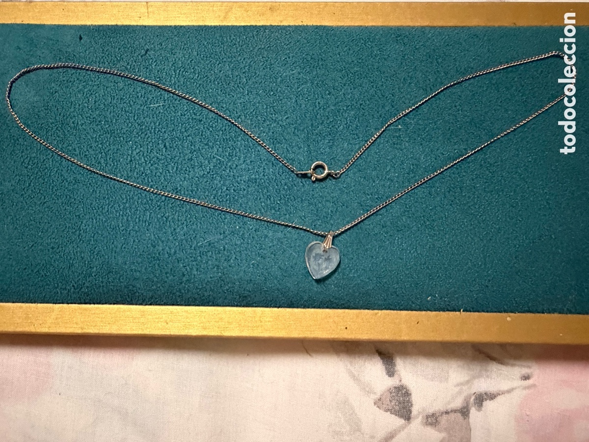 Joyeria: Cadena fina con colgante coraz&oacute;n - Foto 3