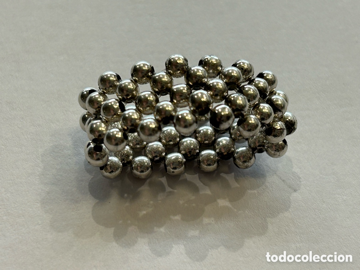 Joyeria: Anillo de bolitas de plata. - Foto 3