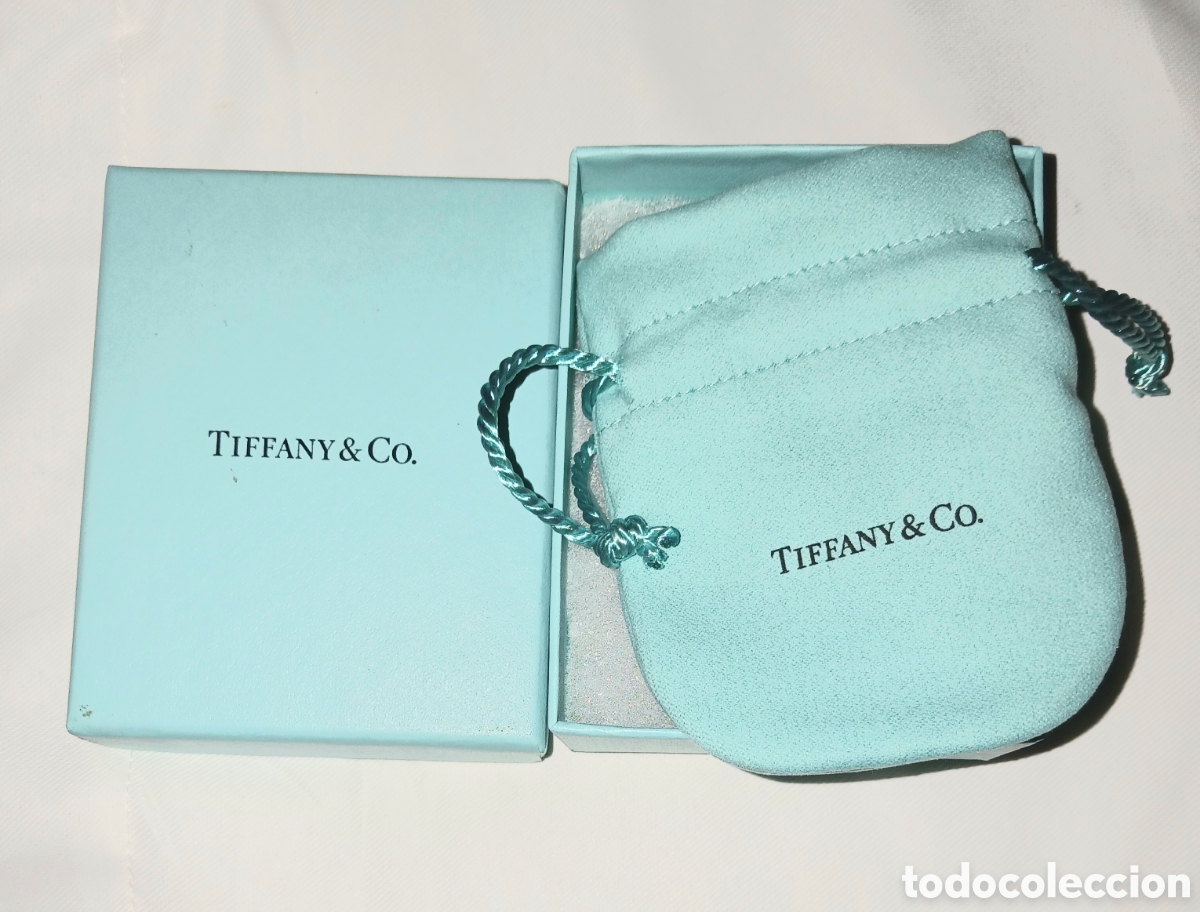 Joyeria: Set Caja + Bolsa De Terciopelo Original Tiffany & Co. Para joyer&iacute;a: collar, pulsera,..Vac&iacute;o.