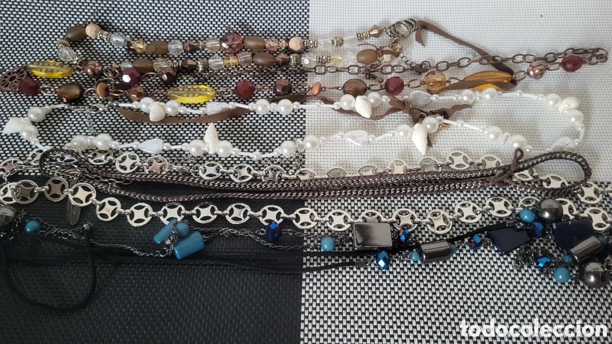 Joyeria: Lote collares antiguos L9 - Foto 2