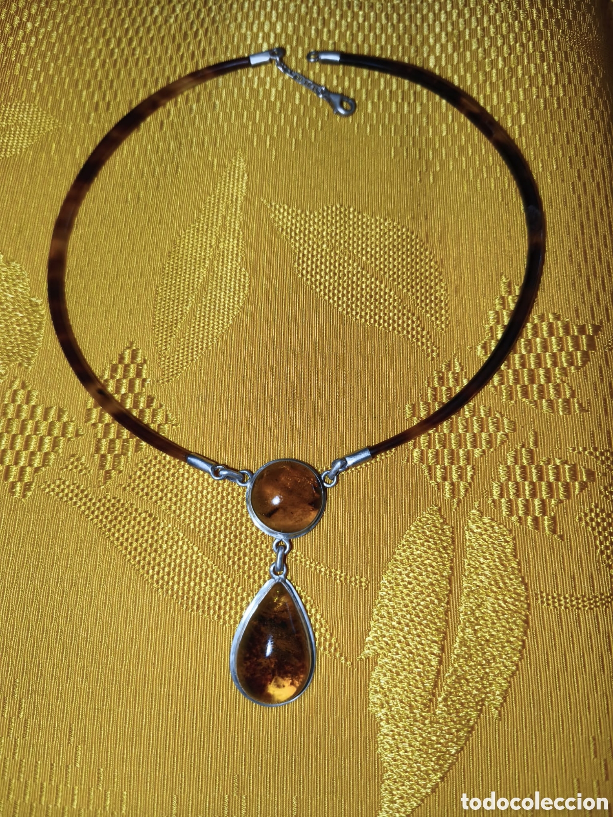 Joyeria: GARGANTILLA DE AMBAR Y PLATA - Foto 3