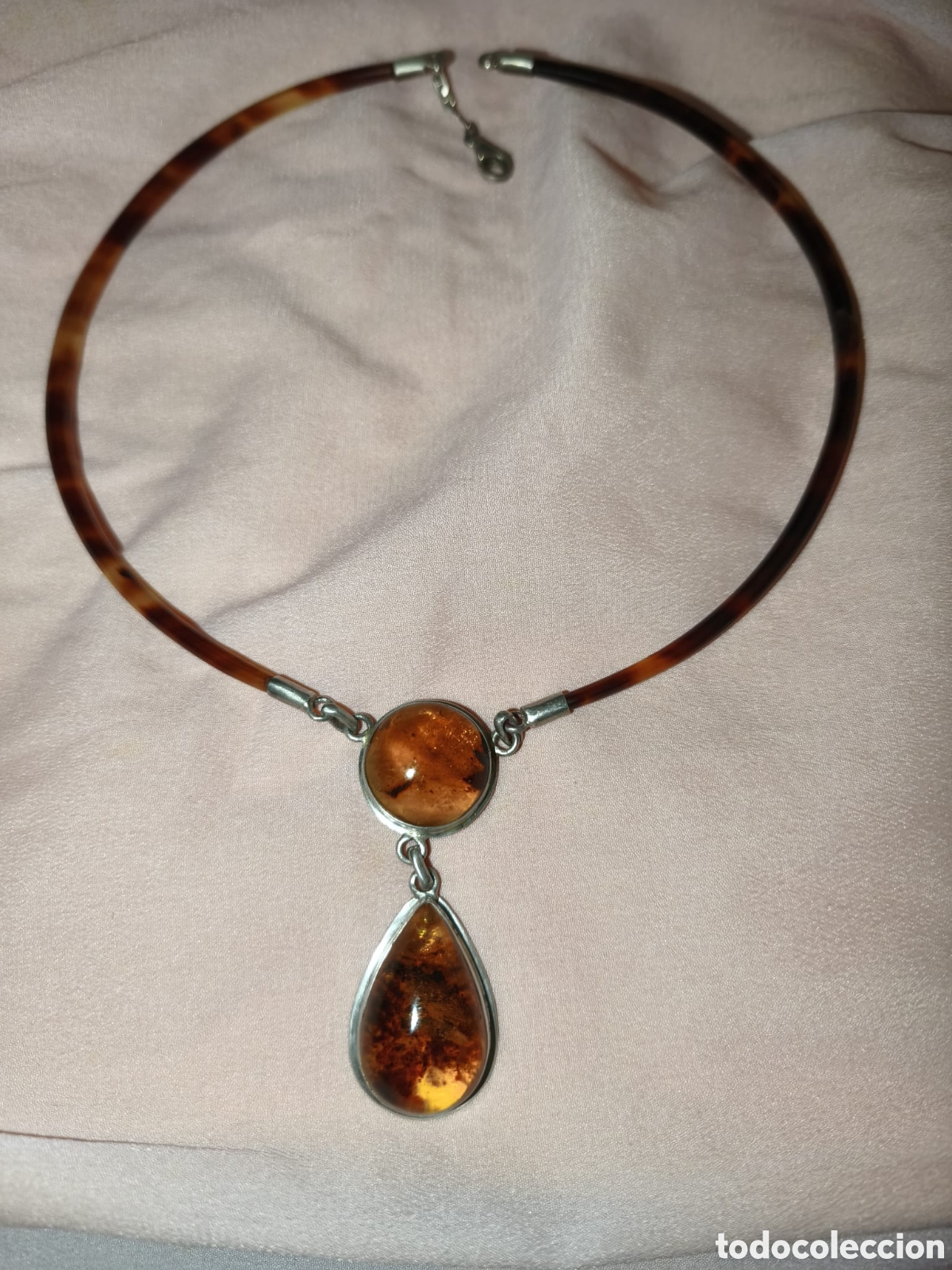 Joyeria: GARGANTILLA DE AMBAR Y PLATA - Foto 7