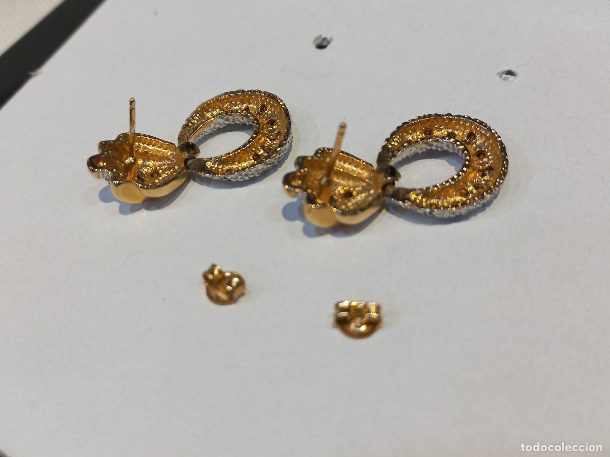 Joyeria: COLLAR PERLAS con CENTRO BROCHE ARO Y PENDIENTES chapado &uml;EDUAR&uml; - Foto 8