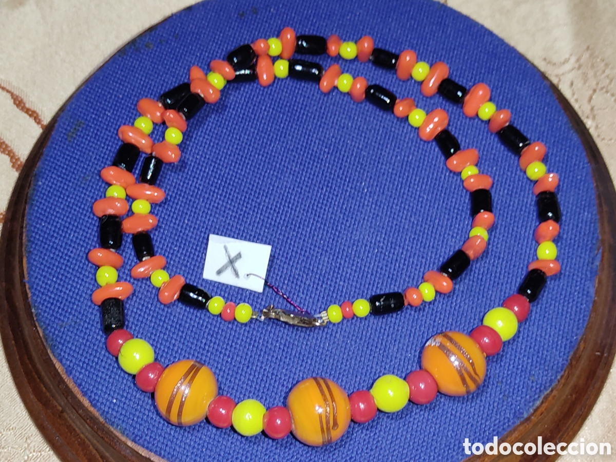 Joyeria: Collar de cristal de Murano.Vintage. *X* - Foto 3