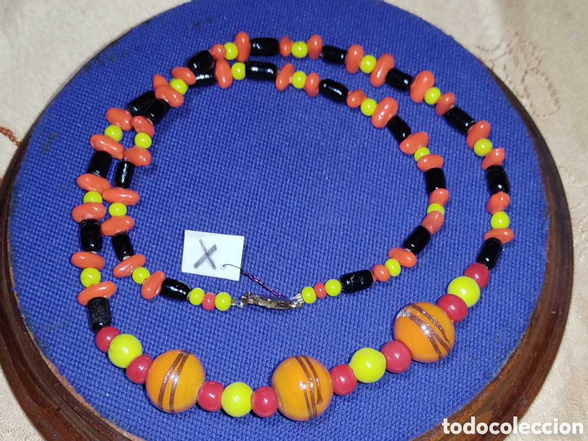 Joyeria: Collar de cristal de Murano.Vintage. *X* - Foto 4