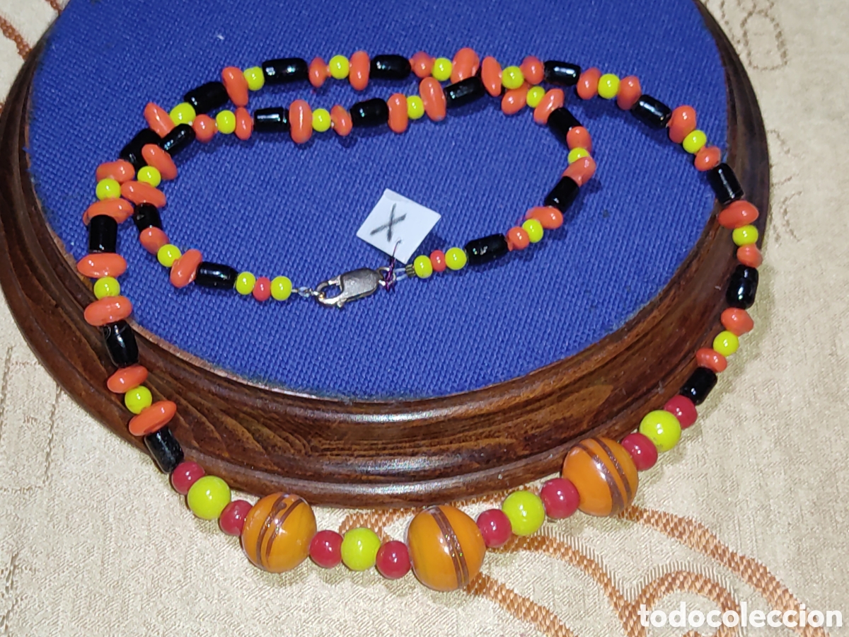 Joyeria: Collar de cristal de Murano.Vintage. *X* - Foto 7