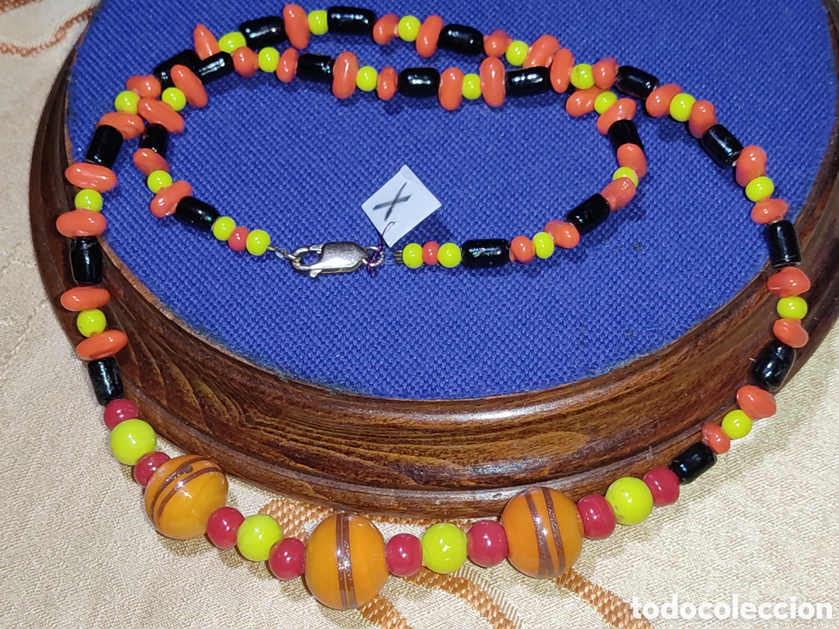 Joyeria: Collar de cristal de Murano.Vintage. *X* - Foto 8