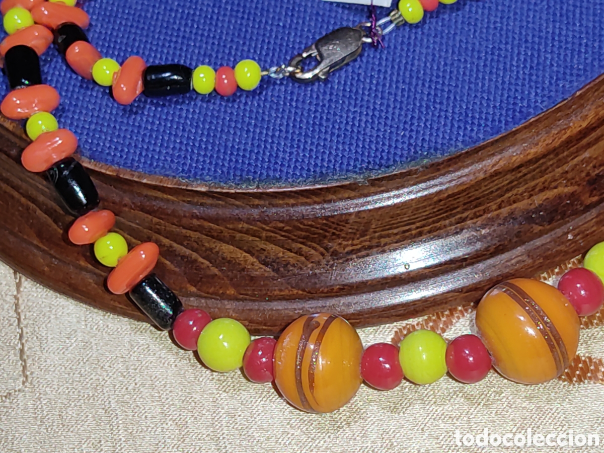 Joyeria: Collar de cristal de Murano.Vintage. *X* - Foto 9