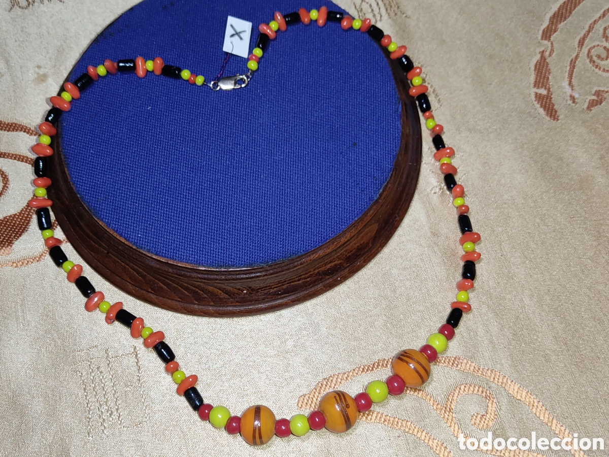 Joyeria: Collar de cristal de Murano.Vintage. *X*