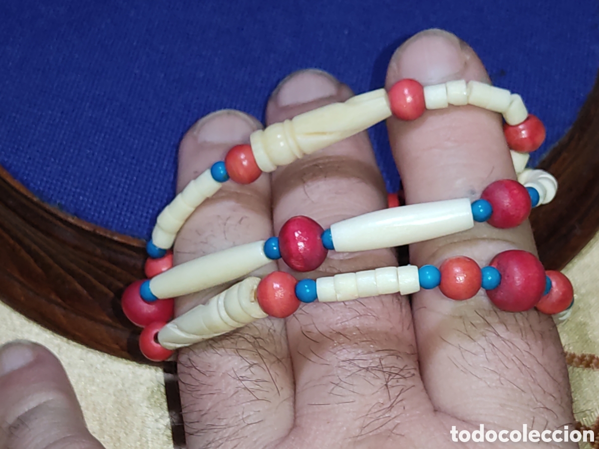 Joyeria: Collar de hueso Vintage.*S* - Foto 7
