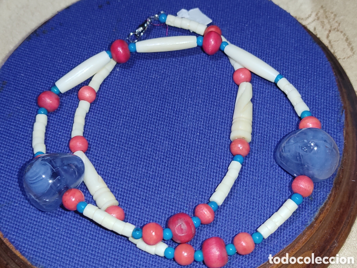 Joyeria: Collar de hueso Vintage.*S* - Foto 8
