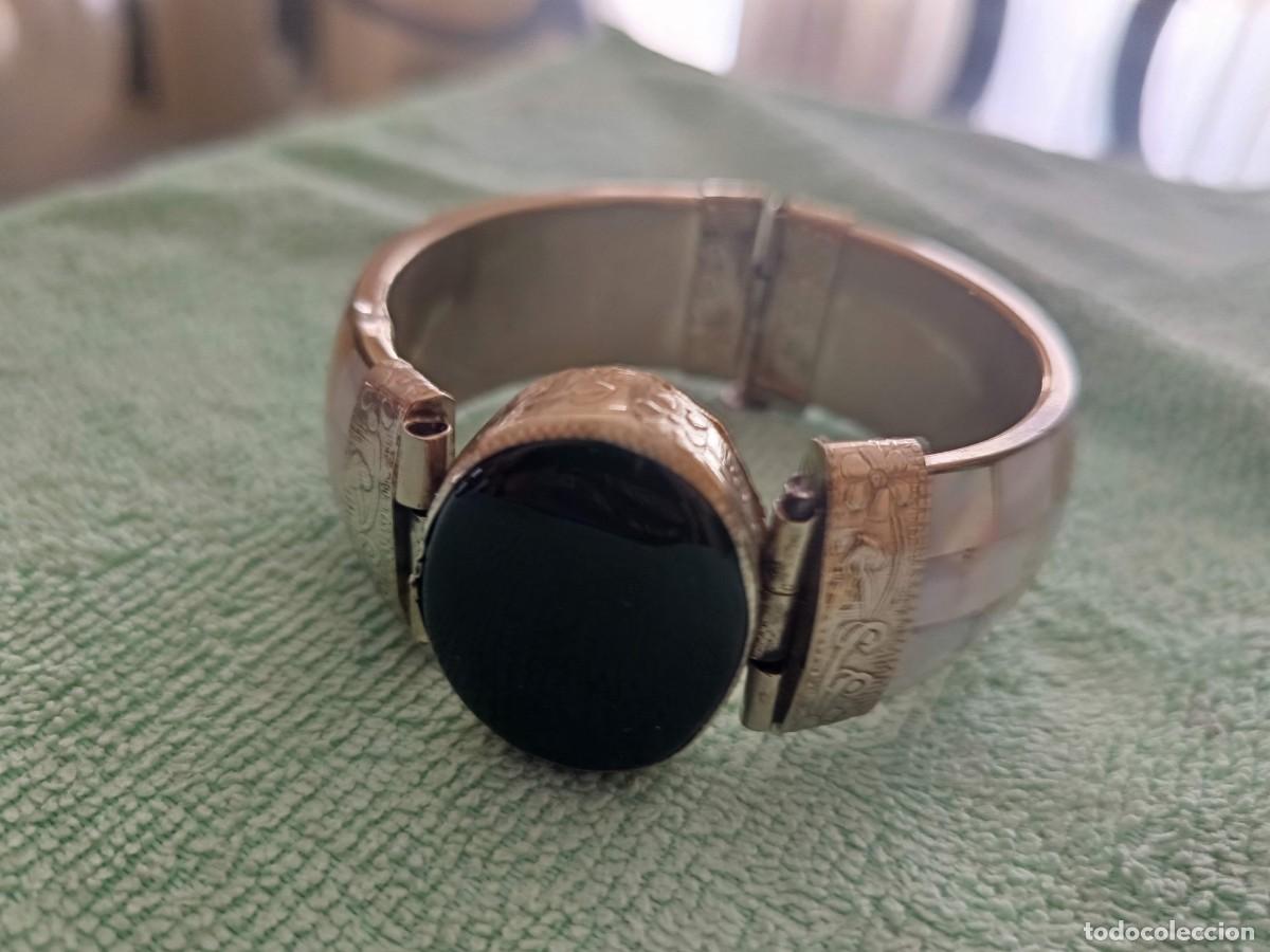 Joyeria: Brazalete r&iacute;gido estilo bohemio vintage
