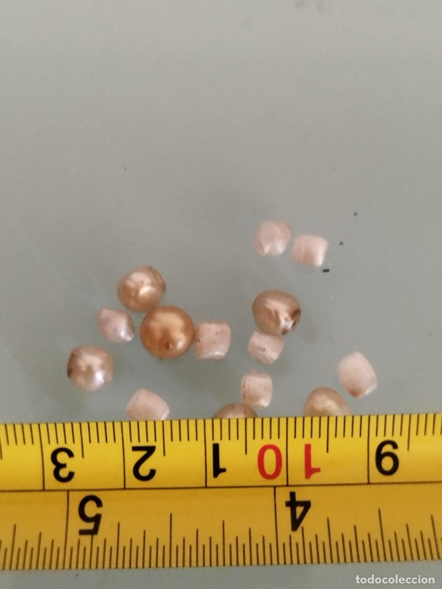 Joyeria: Lote de 16 cuentas tipo perlas a identificar. - Foto 6