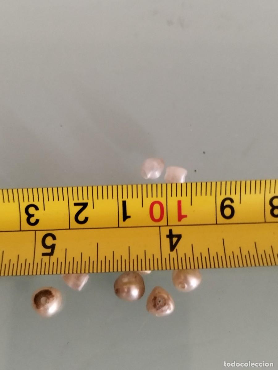 Joyeria: Lote de 16 cuentas tipo perlas a identificar. - Foto 8