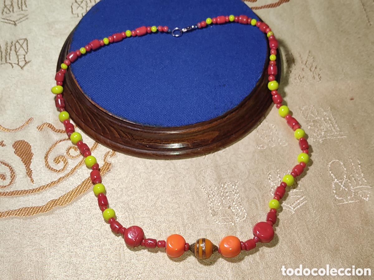 Joyeria: Collar de cristal de Murano.Vintage.