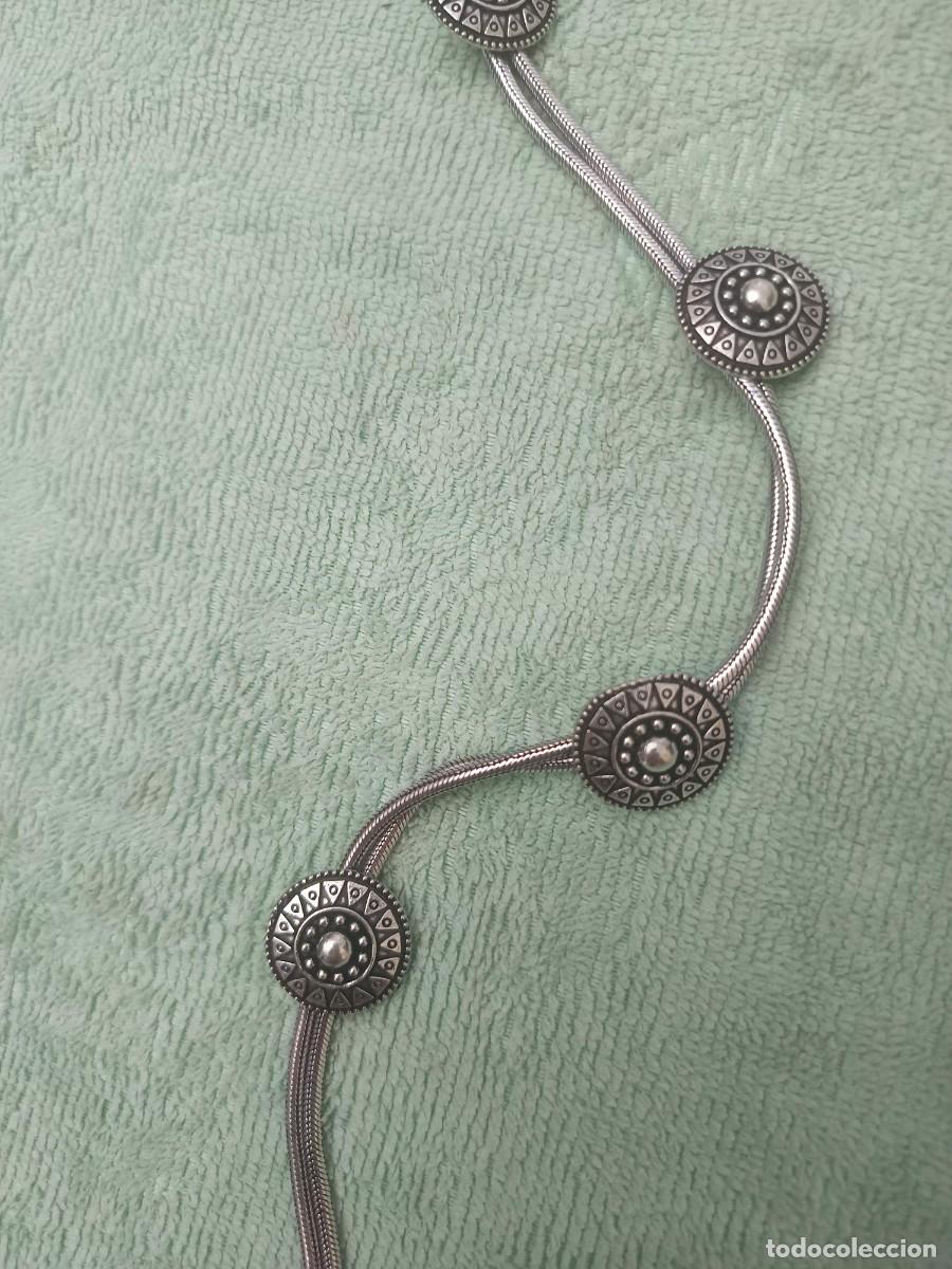 Joyeria: Cintur&oacute;n de cadena estilo bohemio en tono plateado - Foto 3