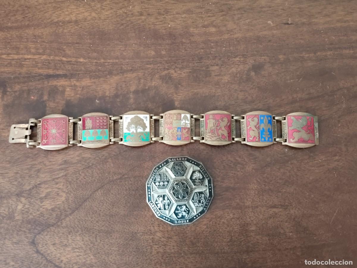 Joyeria: Broche y Pulsera del Pa&iacute;s Vasco Franc&eacute;s.