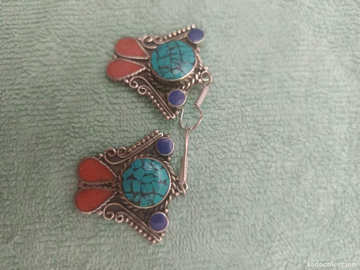 Joyeria: Pendientes artesanales de estilo tibetano - Foto 2