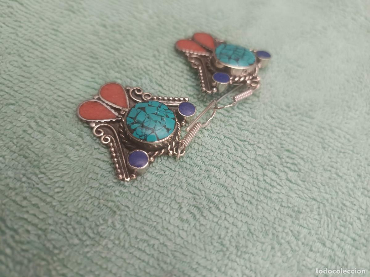Joyeria: Pendientes artesanales de estilo tibetano - Foto 4