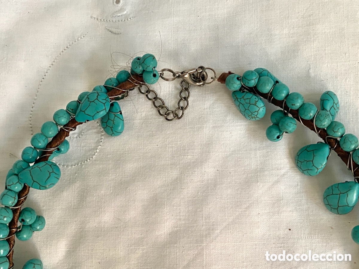 Joyeria: Collar piedras naturales turquesa - Foto 4