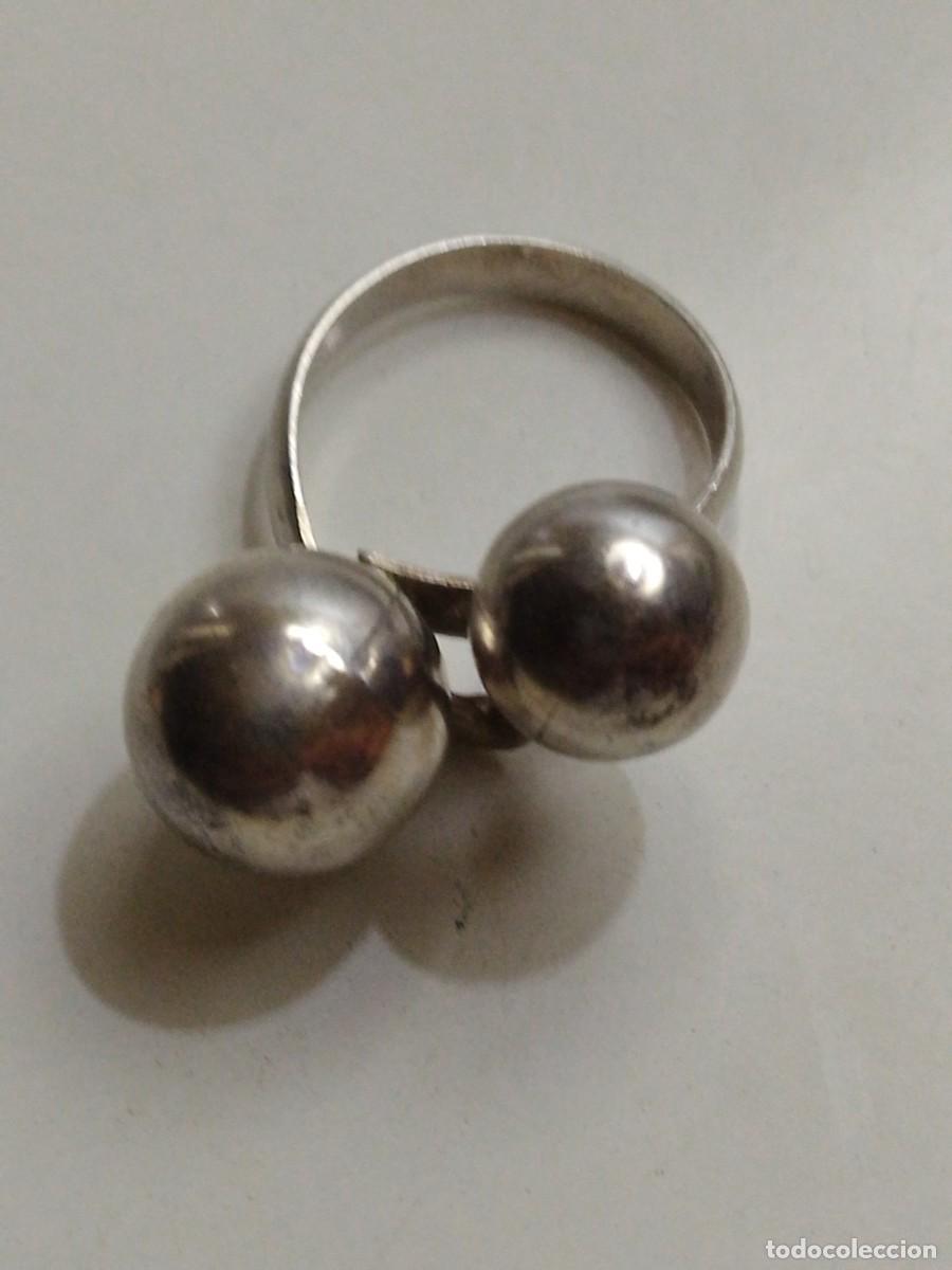 Joyeria: Anillo plata dos bolas vintage muy bonito - Foto 2