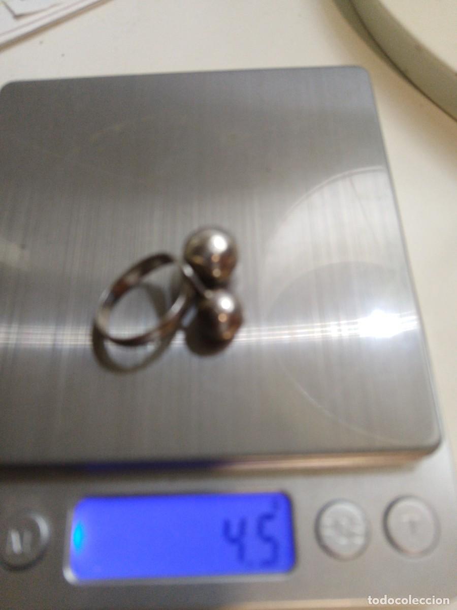 Joyeria: Anillo plata dos bolas vintage muy bonito - Foto 3