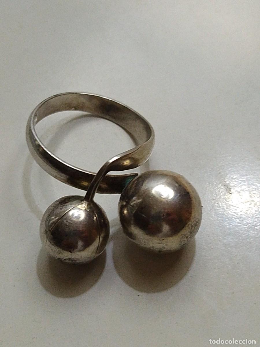 Joyeria: Anillo plata dos bolas vintage muy bonito - Foto 4
