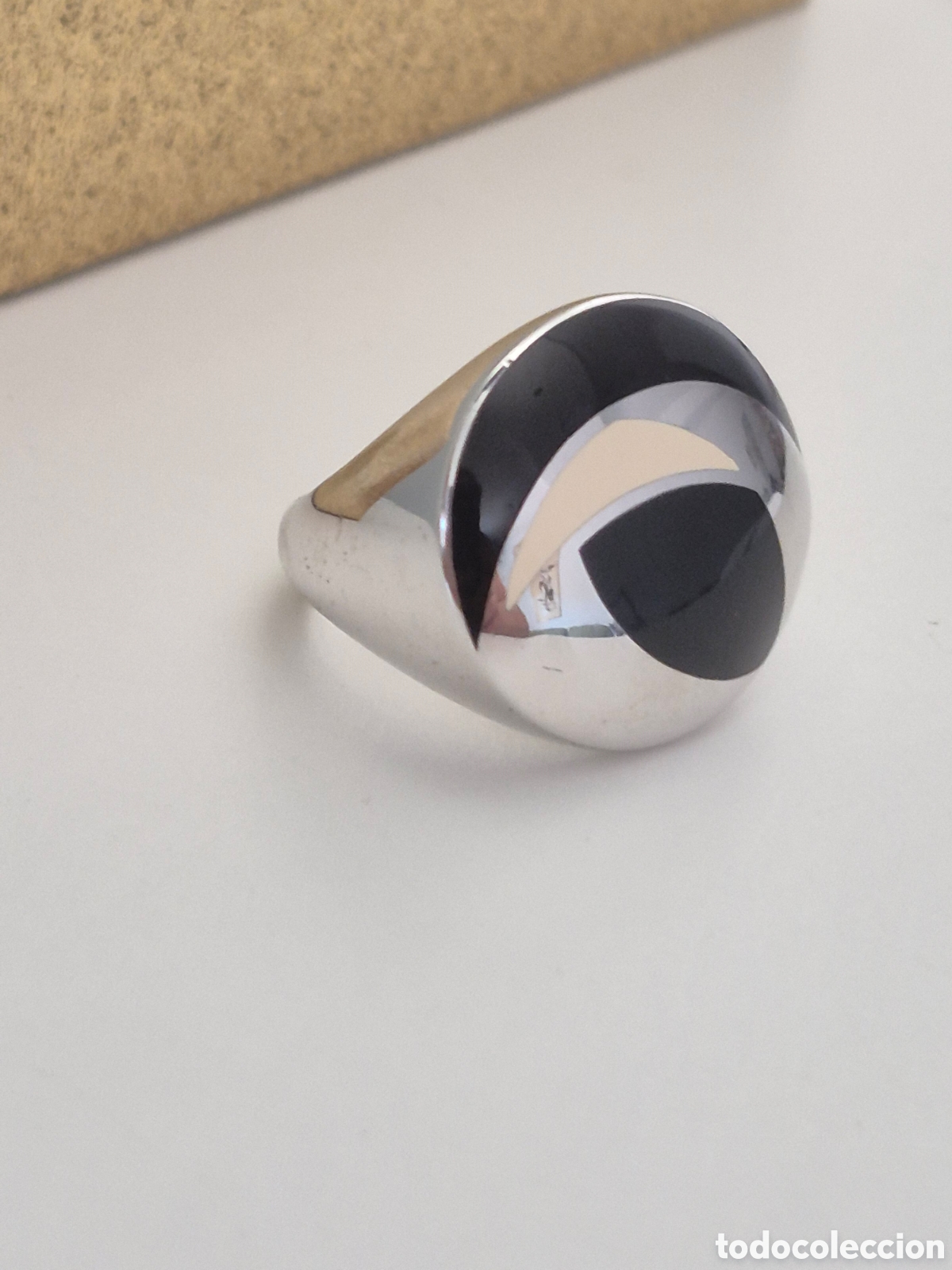 Joyeria: EXCLUSIVO ANILLO DE DISE&Ntilde;O ITALIANO DE PLATA DE LEY. R S5 J A ANILLOS 100726