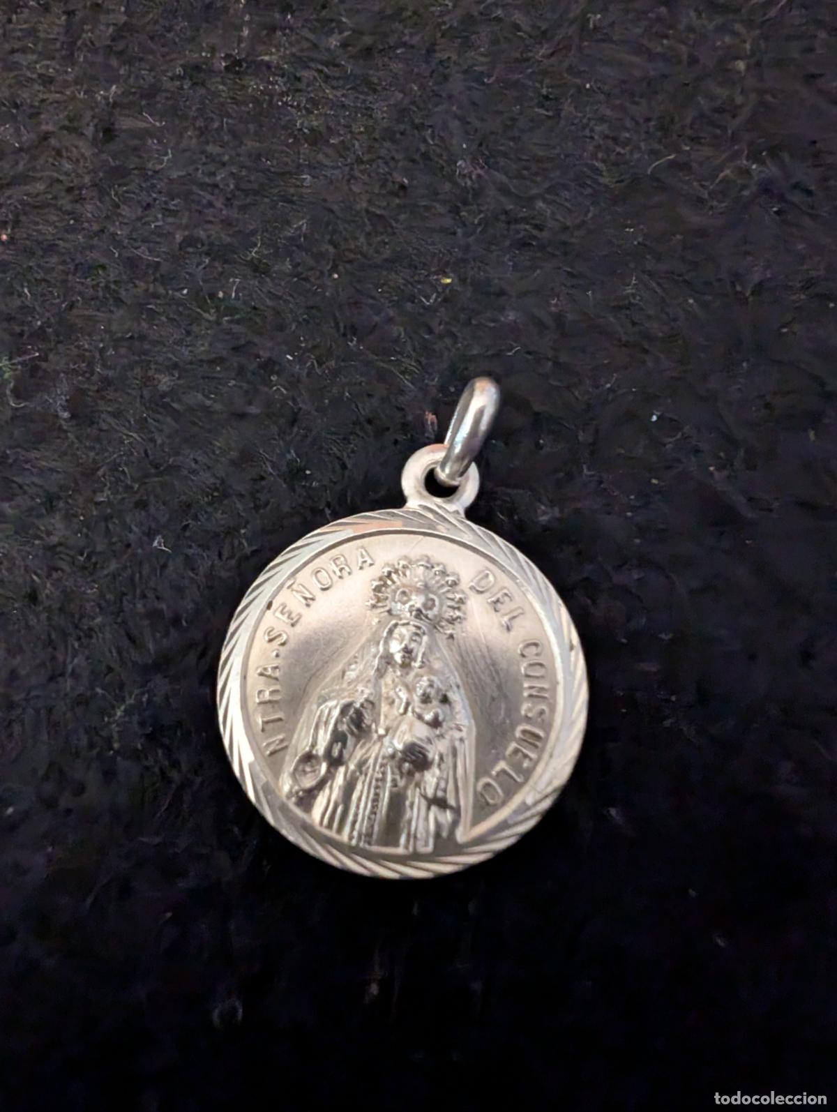 Joyeria: MEDALLA DE NUESTRA SE&Ntilde;ORA DEL CONSUELO Y ENVERSO DEL SAGRADO CORAZON DE JESUS.