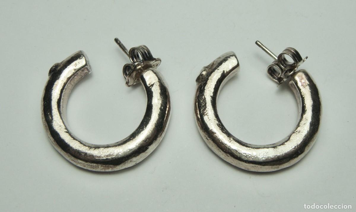 Joyeria: Pendientes de argolla TOUS &middot; Plata de ley 925