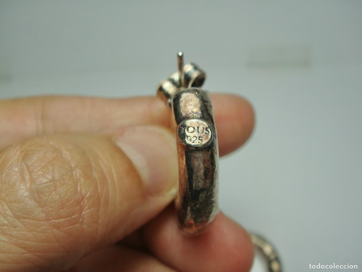 Joyeria: Pendientes de argolla TOUS &middot; Plata de ley 925 - Foto 2