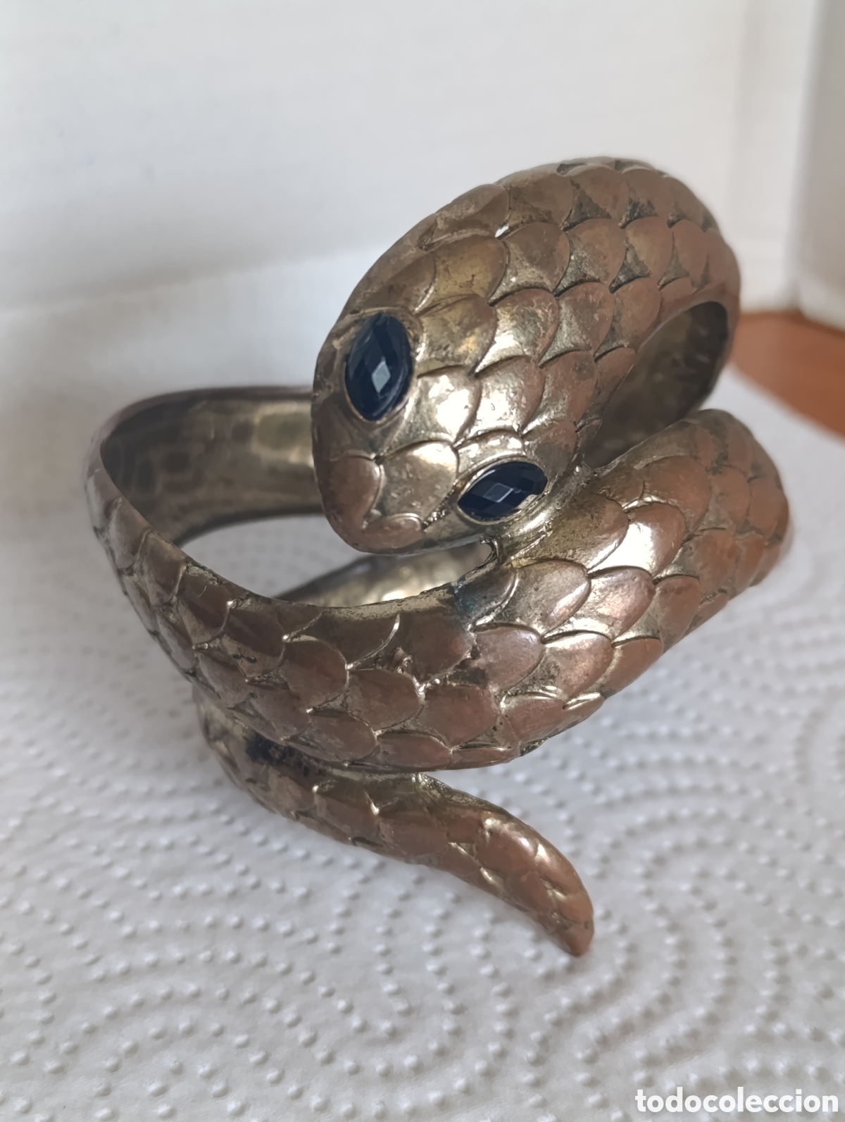 Joyeria: BRAZALETE VINTAGE DE METAL,SERPIENTE