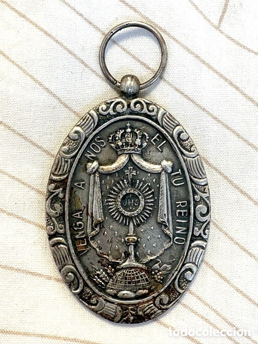 Joyeria: Medalla Antigua de la Asamblea Eucar&iacute;stica de Aguilar de Campoo (Palencia) - A&ntilde;o 1951