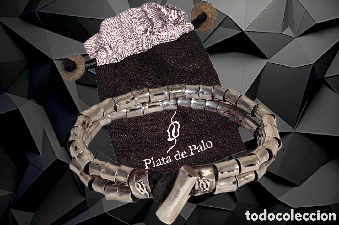 Schmuck: Pulsera Plata de Palo - doble vuelta