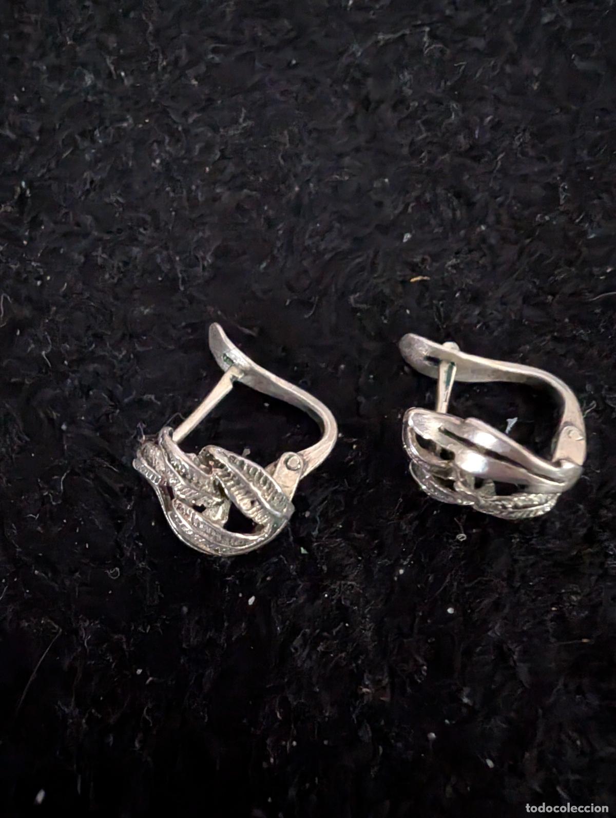Joyeria: PENDIENTES DE PLATA. PESO: 1,55 gr