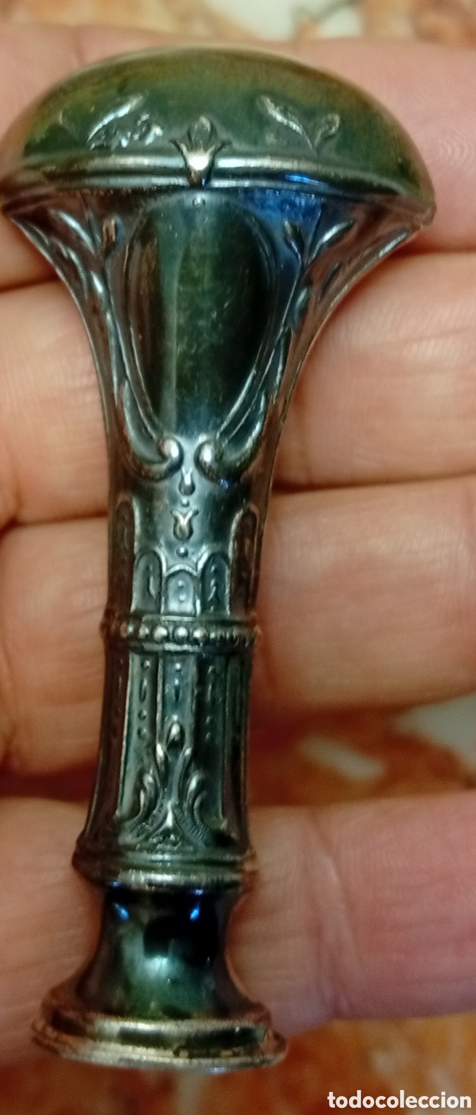 Joyeria: Antiguo sello cu&ntilde;o de colecci&oacute;n de plata de Ley