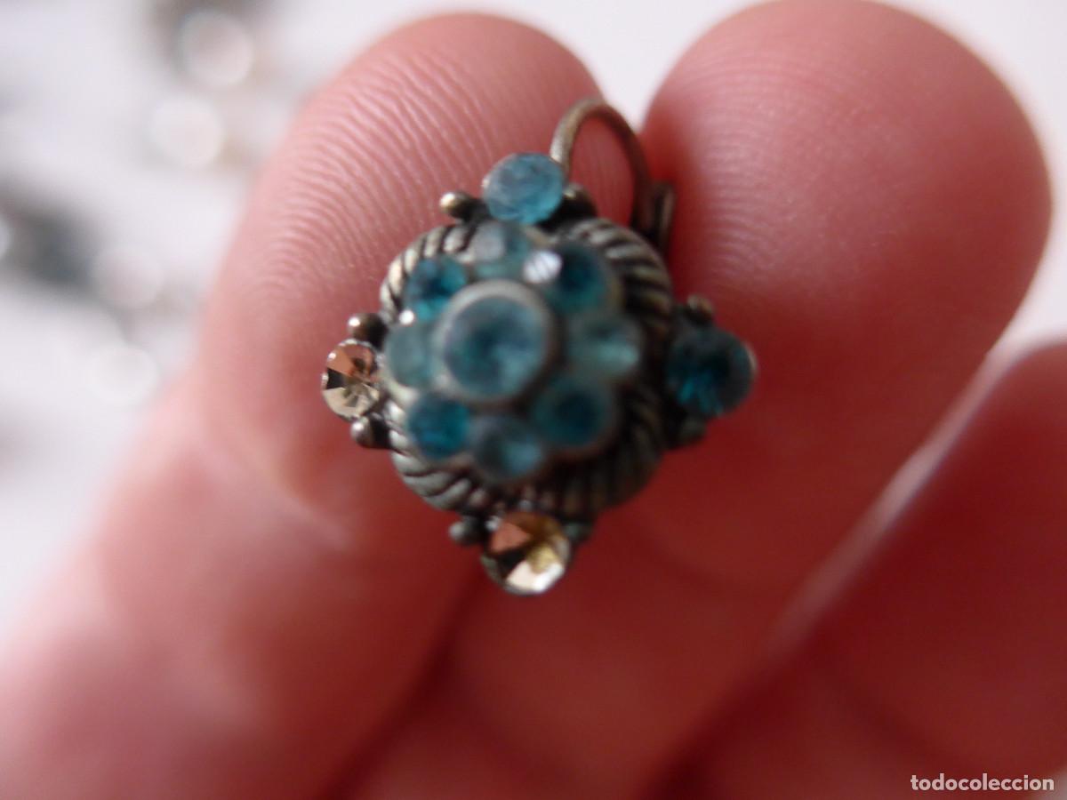 Joyeria: JUEGO DE PENDIENTES DE METAL CON ADORNOS - Foto 3