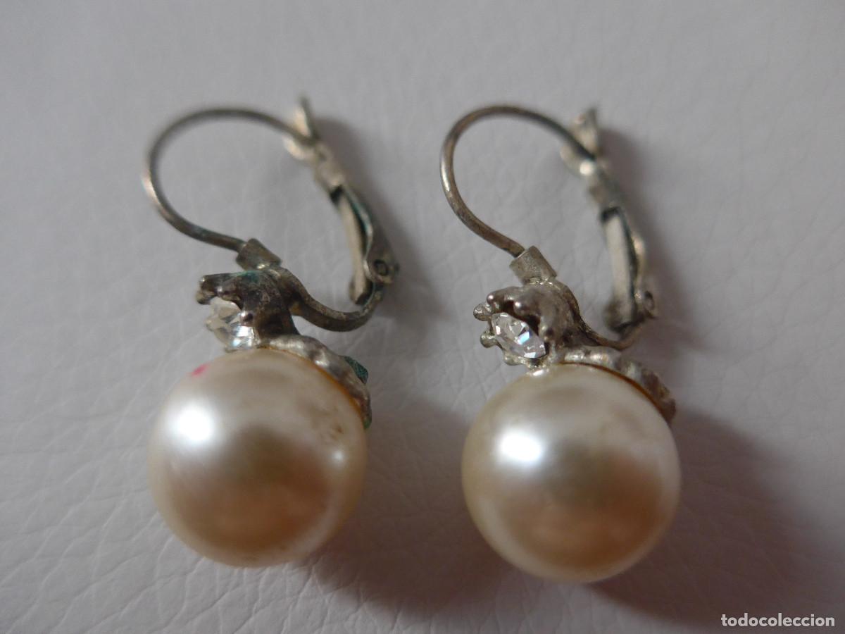Joyeria: JUEGO DE PENDIENTES DE METAL CON PERLAS - Foto 4