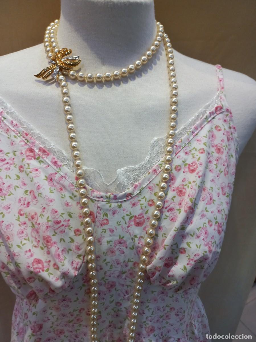 Joyeria: COLLAR PERLAS (68cm) BROCHE (opcional) Y PENDIENTES - Foto 10