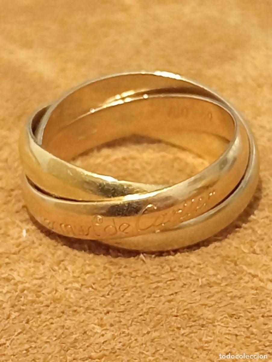 Joyeria: Anillo Cartier Trinity, Trinit&eacute; o bague trois ors - Foto 3