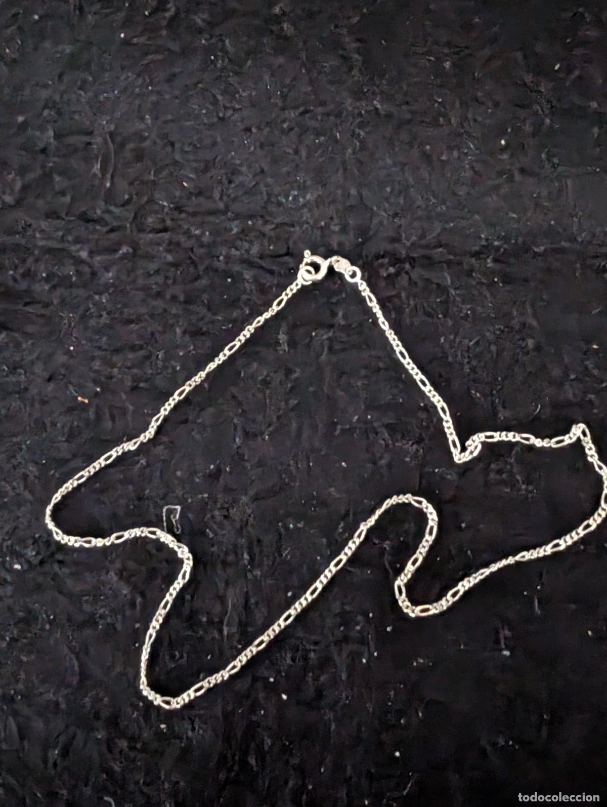 Joyeria: CADENA DE PLATA DE 925 DE 3 ESLABONES PEEQUE&Ntilde;OS Y UNO GRANDE. 40 cm y 2,83 GR.