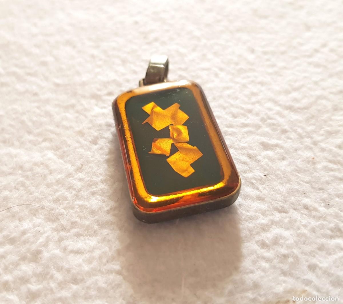 Joyeria: Colgante Jules Berthet en forma de pan de oro de 18 quilates, vintage de los a&ntilde;os 80, edici&oacute;n limita