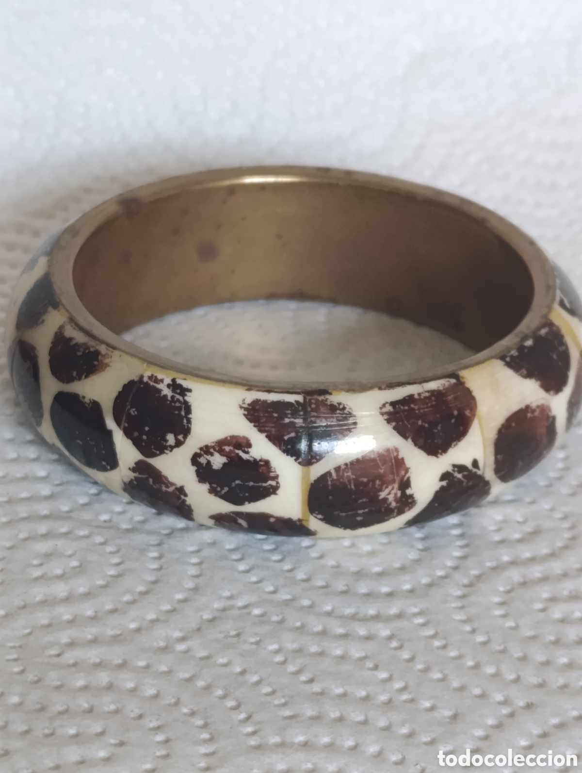Joalharia: PULSERA - VINTAGE / DE METAL Y HUESO