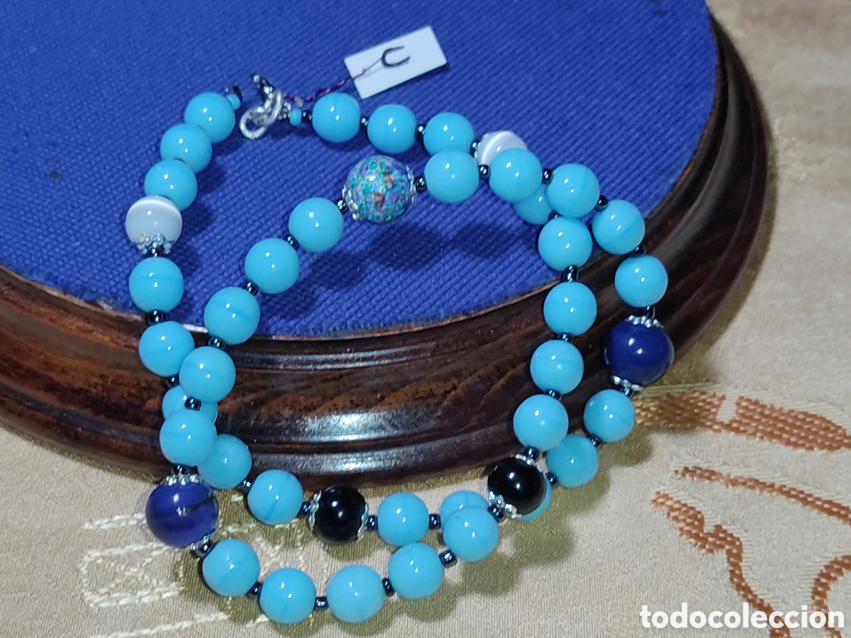 Joyeria: Collar de cristal de Murano.Vintage. *C* - Foto 8