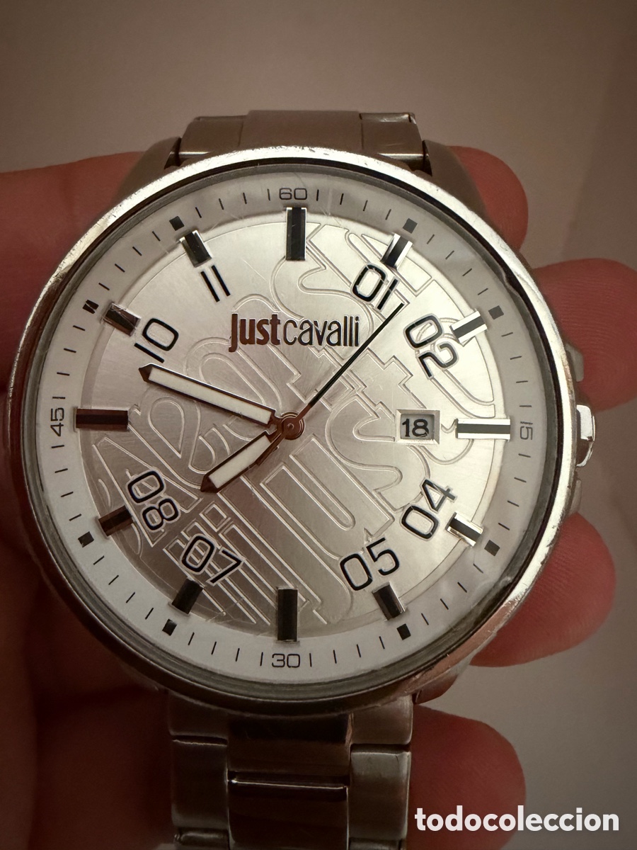 Joyeria: Reloj Just Cavalli plateado y blanco